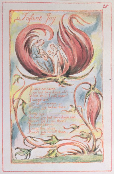 Songs of Innocence; Infant Joy, 1789 by William Blake